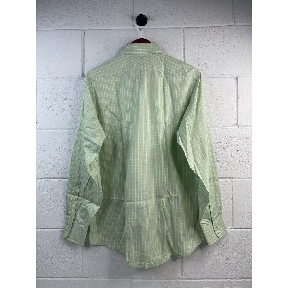 Brooks Brothers‎ Men's Woven Italy  Plaid Dress Shirt Cotton Made In USA 16-35 - Picture 7 of 7
